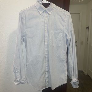Goodfellow vertical stripped button up